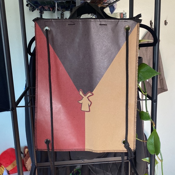 Recycled Paper Dutch Bros Drawstring Bag - Picture 2 of 2